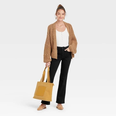 Women's High-Rise Bootcut Jeans - Universal Thread™ Black - Image 2