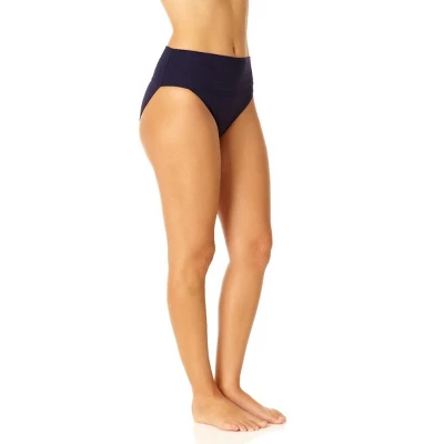 Anne Cole - Soft Band High Waist Swim Bottom - Image 2
