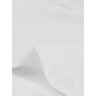 Allegra K Women's Office Button Down One-Piece Short Sleeve Bodysuit Work Shirt - Image 4