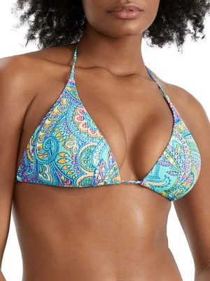 Sunsets Women's Paisley Pop Reversible Starlette Triangle Bikini Top - 63T-PAIPO - Image 2