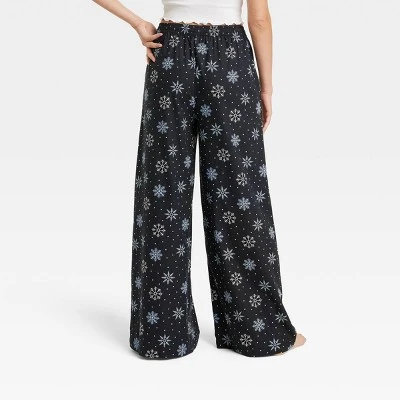 Women's Woven Wide Leg Pajama Pants - Colsie⢠- Image 2