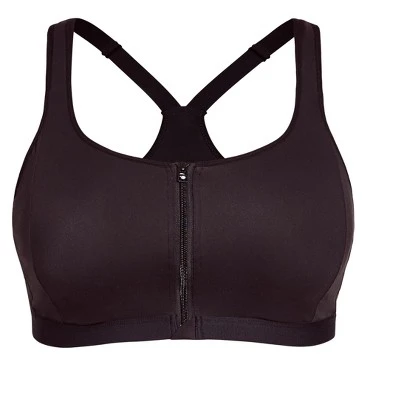 Women's Plus Size Sports Bra - Black | AVENUE - Image 2