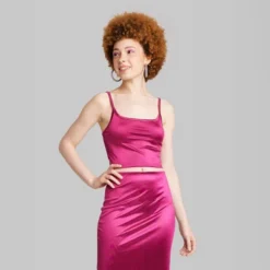 Women's Shine Knit Tiny Tank Top - Wild Fableâ„¢