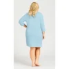 Women's Plus Size Cocktails Sleep Shirt - Blue | AVENUE