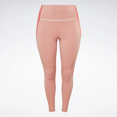 Reebok Lux High-Waisted Colorblock Tights (Plus Size) Womens Athletic Leggings - Image 5