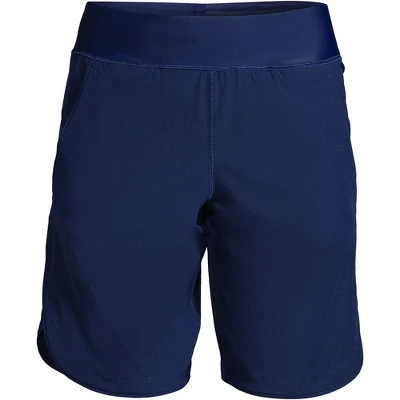 Lands' End Women's 9" Quick Dry Elastic Waist Modest Board Shorts Swim Cover-up Shorts - Image 3