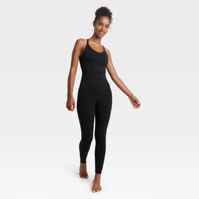 Women's High-Rise Patterned Seamless 7/8 Leggings - JoyLab™ - Image 2