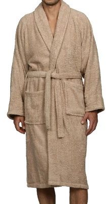 100% Cotton Ultra-Soft Terry Adult Unisex Lightweight Luxury Bathrobe By Blue Nile Mills - Image 14