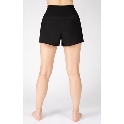 Yogalicious Womens Lightstreme Hybrid Backflip Short With Pockets - Image 3
