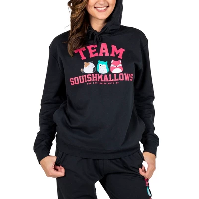 Squishmallows Team Juniors Black Hoodie And Joggers Set