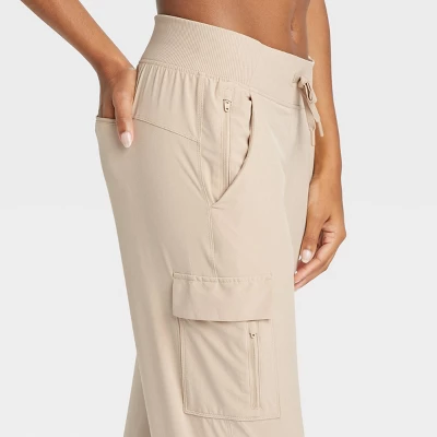 Women's Stretch Woven Tapered Cargo Pants - All In Motion™ - Image 4