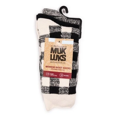 MUK LUKS Women's 3 Pack Boot Socks - Image 3