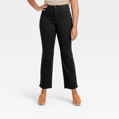 Women's High-Rise Bootcut Jeans - Universal Thread™ Black - Image 3