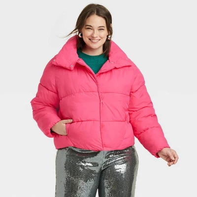 Women's Short Relaxed Puffer Jacket - A New Day™ - Image 7