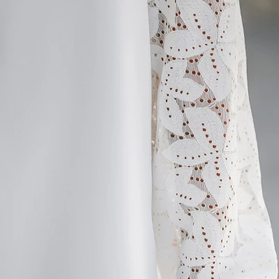 Women's Floral Lace Scalloped V Neck Top - Cupshe - Image 5