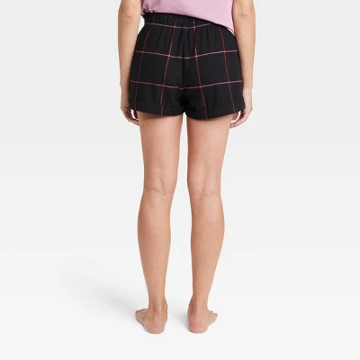Women's Flannel Pajama Shorts - Stars Aboveā¢