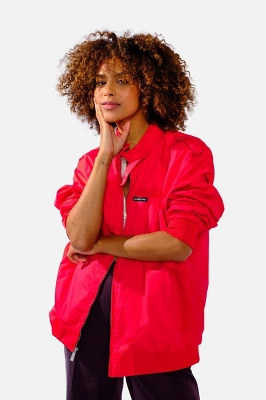 Members Only Women's Classic Iconic Racer Oversized Jacket - Image 9