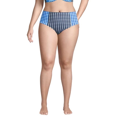 Lands' End Draper James X Lands' End Women's Plus Size Chlorine Resistant Retro High Waisted Bikini Bottoms - Image 4