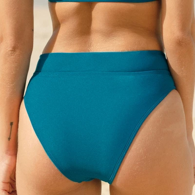 Women's V Front High Waist Bikini Bottom - Cupshe - Image 2
