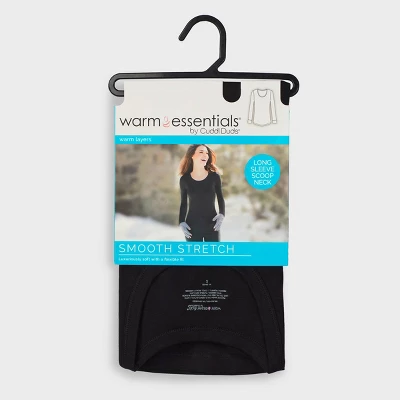Warm Essentials By Cuddl Duds Women's Smooth Stretch Thermal Scoop Neck Top - Image 5