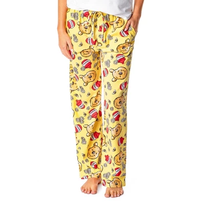 Disney Women's Winnie The Pooh And Hunny Sketch Toss Print Pajama Pants - Image 4