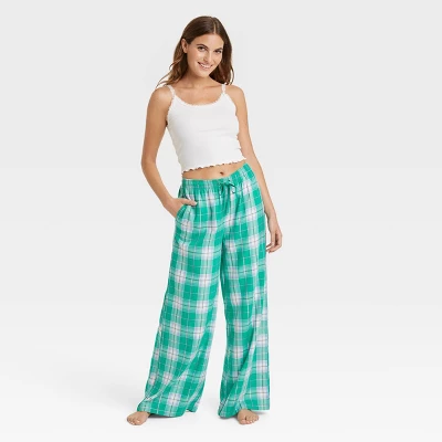 Women's Woven Wide Leg Pajama Pants - Colsie⢠- Image 4