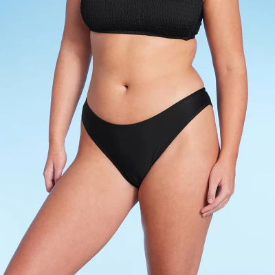 Women's Low-Rise High Leg Cheeky Bikini Bottom - Wild Fable⢠- Image 3