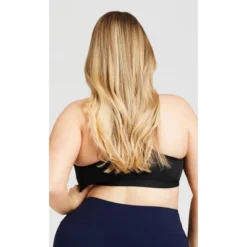 Women's Plus Size Sports Bra - Black | AVENUE