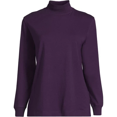 Lands' End Women's Plus Size Long Sleeve Super T Mock - Image 6
