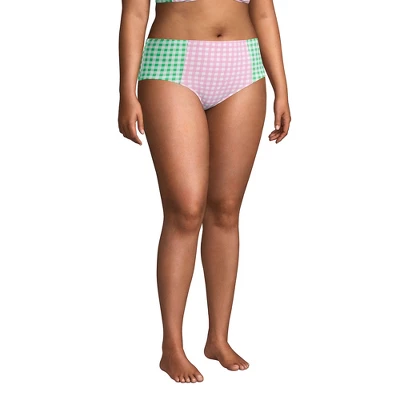 Lands' End Draper James X Lands' End Women's Plus Size Chlorine Resistant Retro High Waisted Bikini Bottoms - Image 2