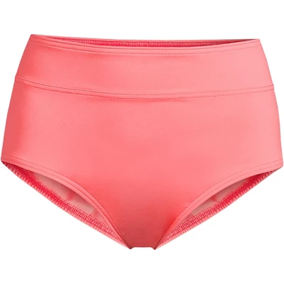 Lands' End Women's Tummy Control High Waisted Bikini Bottoms - Image 14