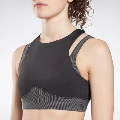 Reebok Studio Layered Bra Top Womens Athletic Tank Tops - Image 3