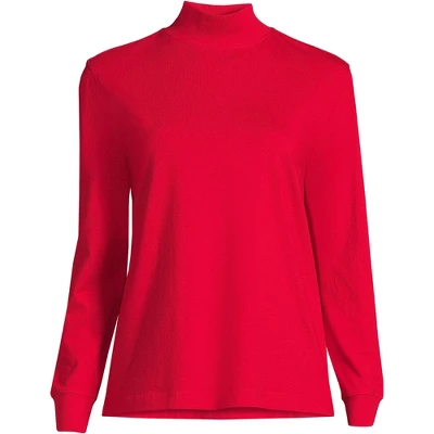 Lands' End Women's Plus Size Long Sleeve Super T Mock - Image 19