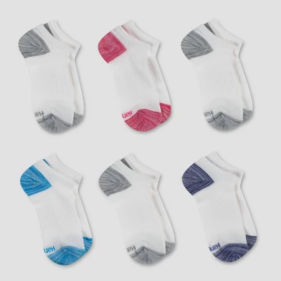 Hanes Premium Performance Women's Lightweight 6pk No Show Athletic Socks 5-9 - Image 4