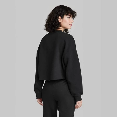 Women's Cropped Sweatshirt - Wild Fable⢠- Image 2