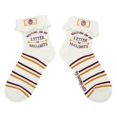Harry Potter Hogwarts Icons 3-Pair Women's Quarter Crew Socks - Image 3