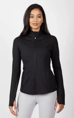 90 Degree By Reflex Womens Lightweight, Full Zip Running Track Jacket - Image 10