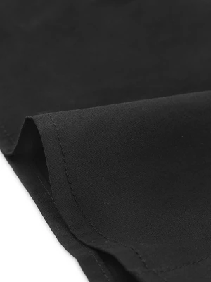 Allegra K Women's Vintage Short Sleeve Peter Pan Collar Button Down Shirt - Image 3