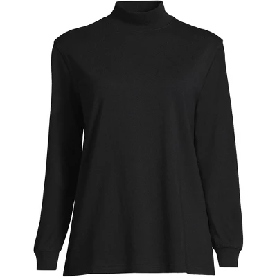 Lands' End Women's Plus Size Long Sleeve Super T Mock - Image 4
