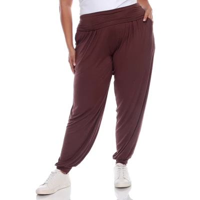 Women's Plus Size Harem Pants - White Mark - Image 6