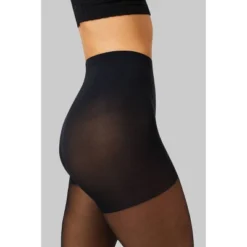 Hanes Women's 2pk Modern Support Graduated Compression Tights - Black