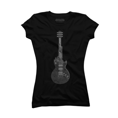 Junior's Design By Humans We Built This City By Digsy T-Shirt - Image 2