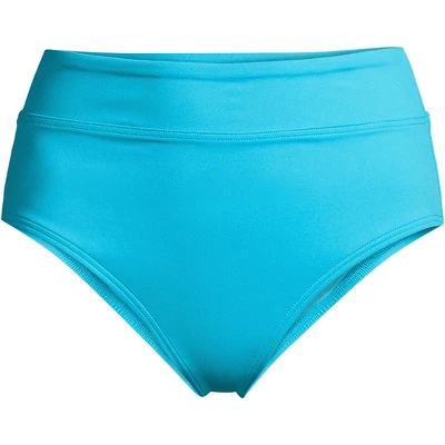 Lands' End Women's Tummy Control High Waisted Bikini Bottoms - Image 8