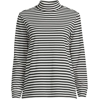 Lands' End Women's Plus Size Long Sleeve Super T Mock - Image 10
