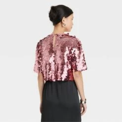 Women's Short Sleeve Paillettes - A New Dayâ„¢