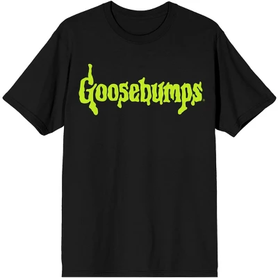 Goosebumps Logo V Neck Short Sleeve Women's Black T-shirt - Image 6
