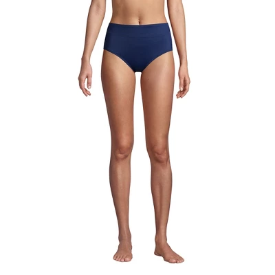Lands' End Women's Tummy Control High Waisted Bikini Bottoms - Image 2