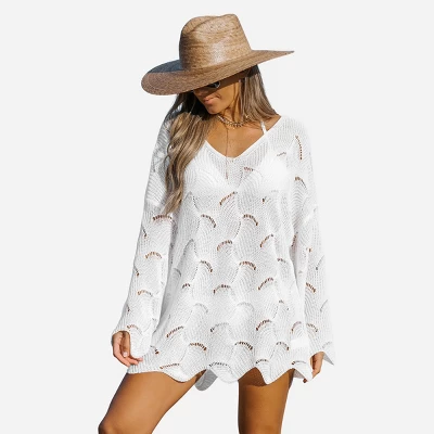 Women's Cutout Swim Cover Up Dress - Cupshe - Image 3