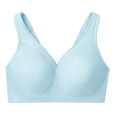Glamorise Womens MagicLift Seamless Sports Wirefree Bra 1006 Frosted Aqua - Image 3
