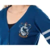 Harry Potter Womens Ravenclaw House Open Front Cardigan Juniors Knit Sweater